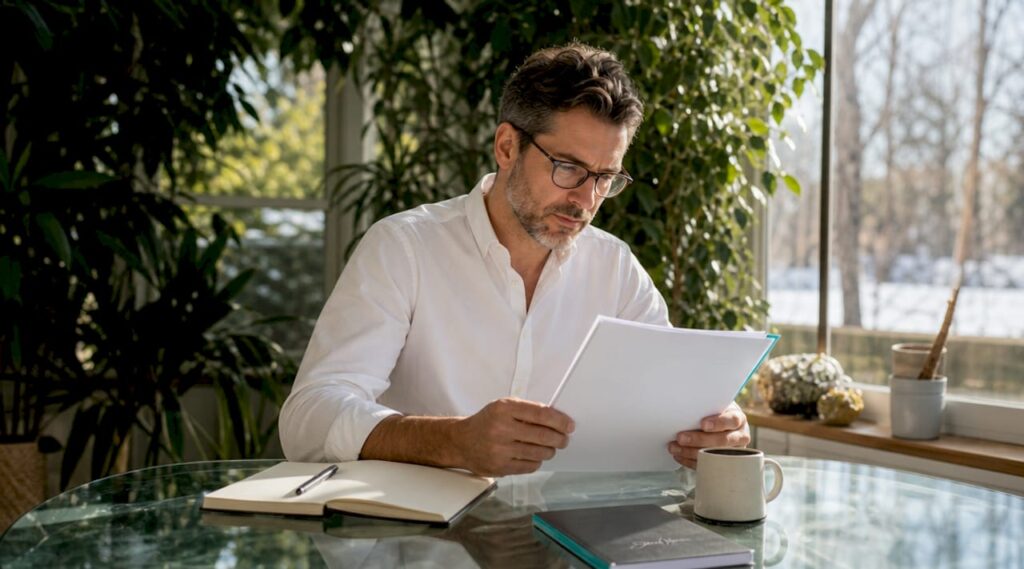 Expert santé accompagnant la mise en place d’un programme de bien-être personnalisé et structuré.