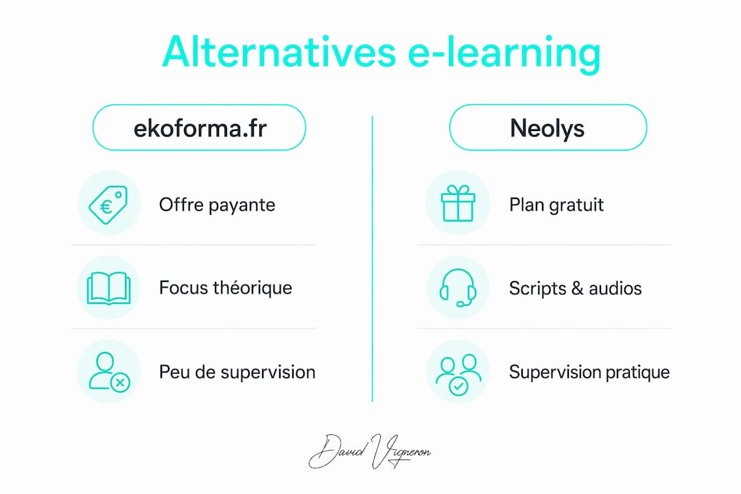 Comparatif visuel des principales plateformes de formation dédiées à la santé