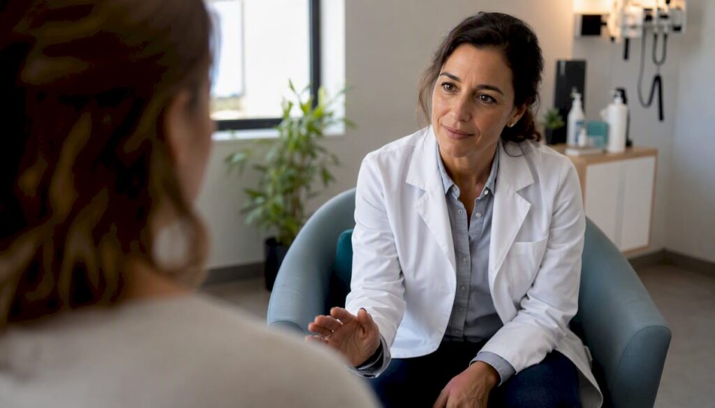 Un professionnel de santé à l’écoute et bienveillant lors de la consultation