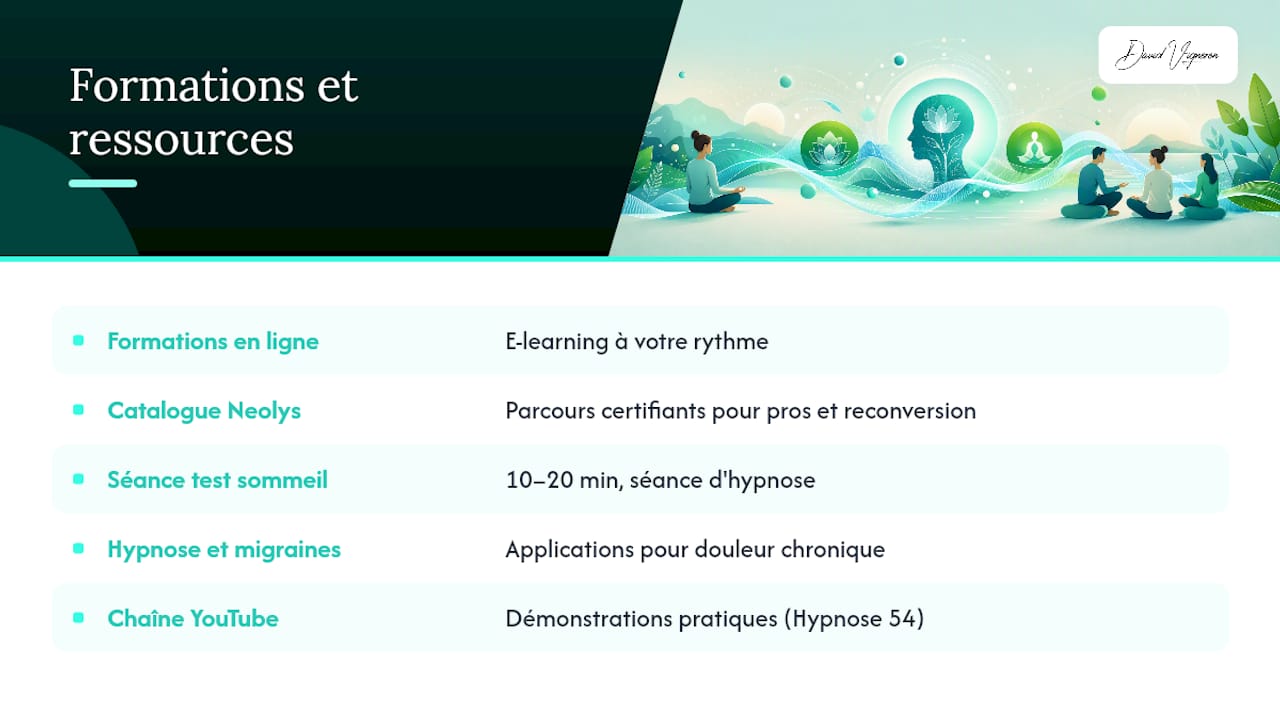 Aller plus loin : formations et ressources pour progresser — overview diagram