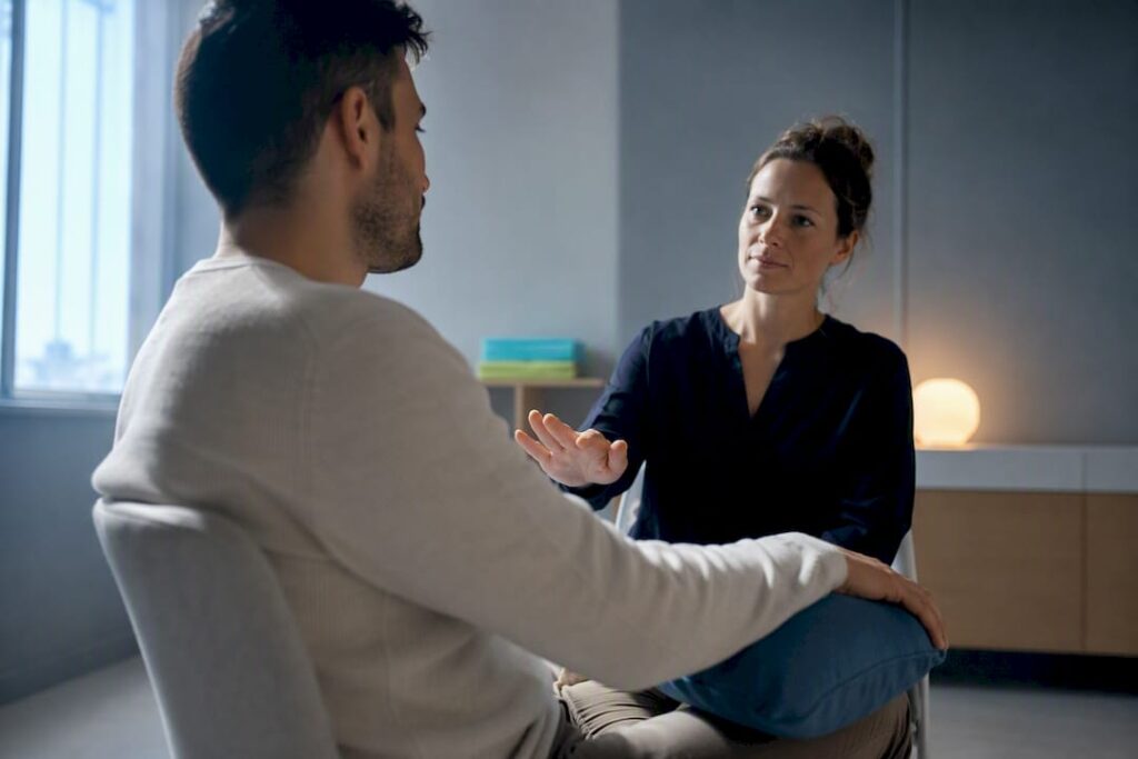 Exercice de respiration avant une séance d'hypnose